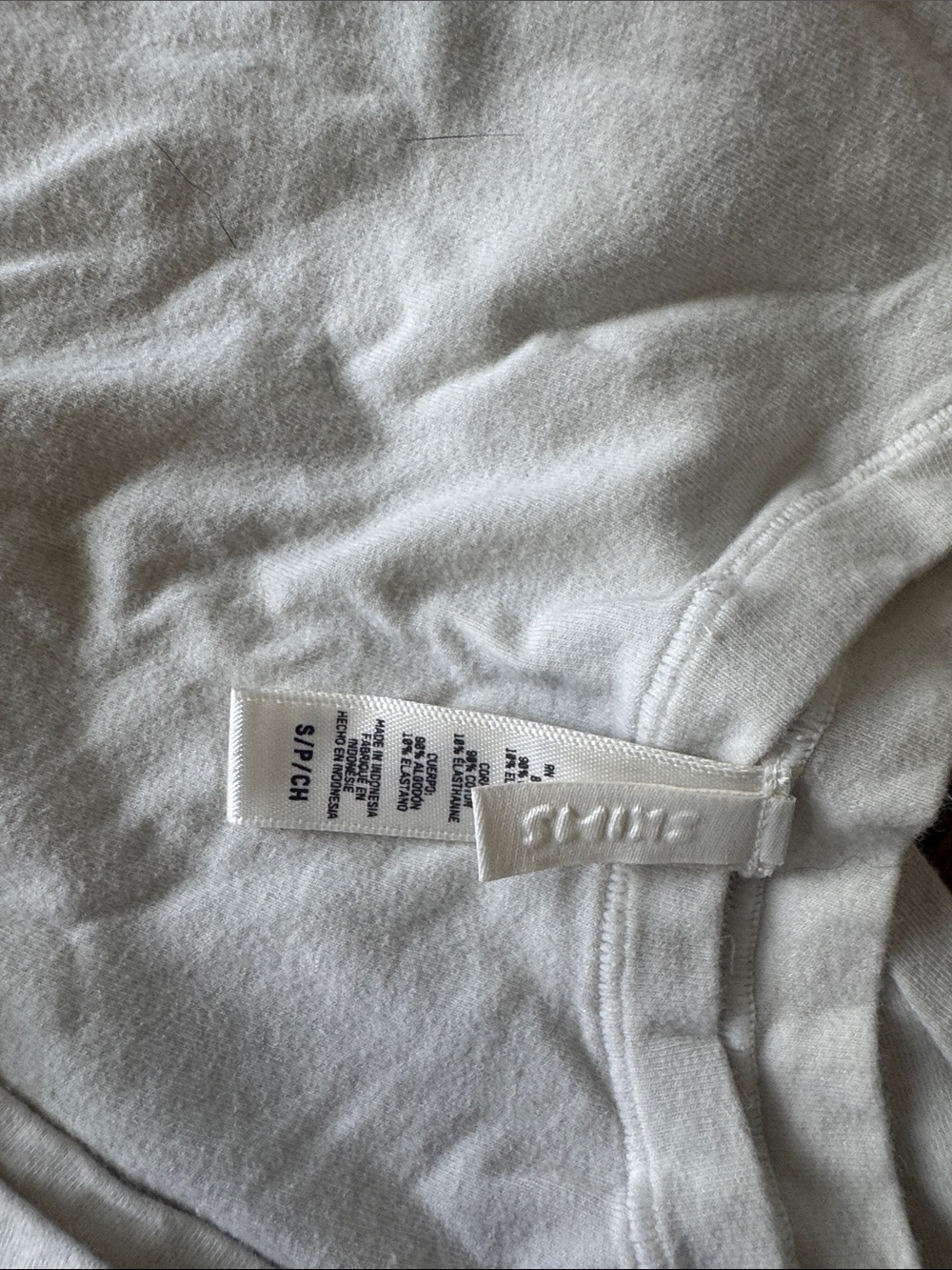 SKIMS Cream Short Sleeve Crew Tee - Picture 3 of 3